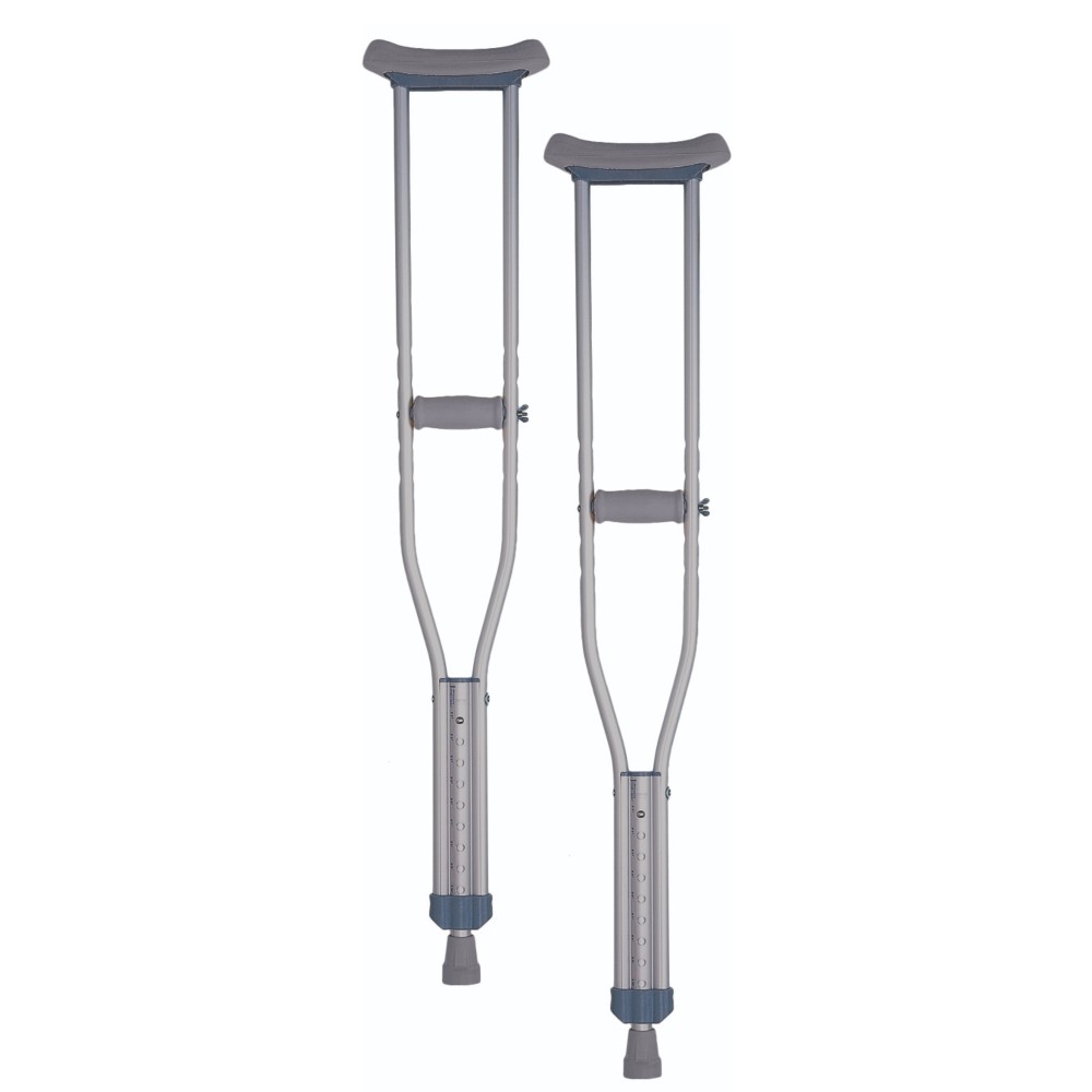 basic aluminum crutches